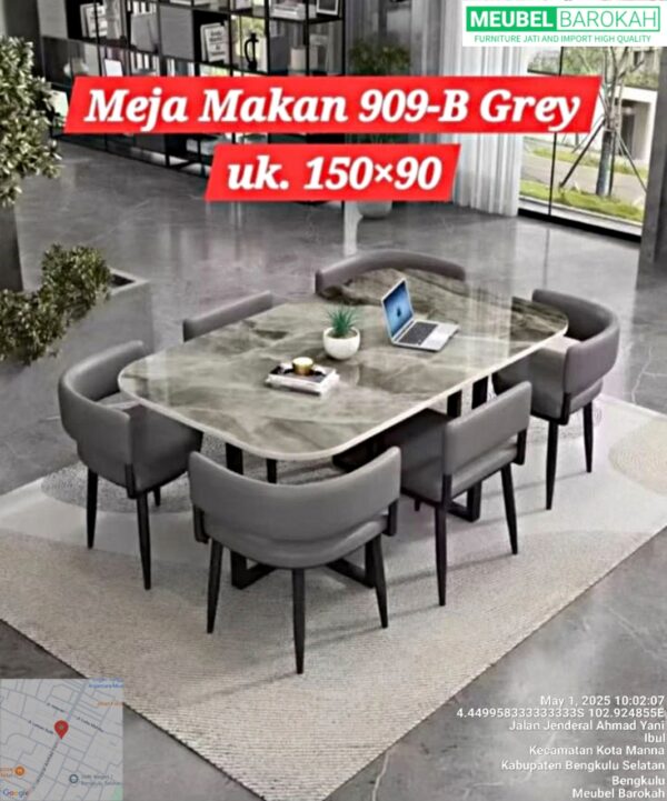 Meja Makan 909-C "Grey"