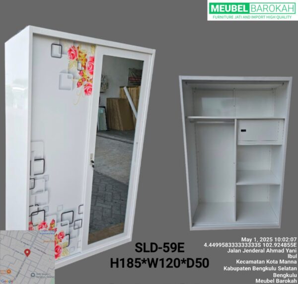 Lemari Pakaian Pintu 2 (SLD-59E)
