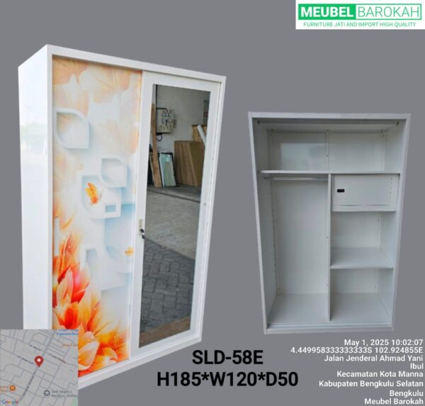 Lemari Pakaian Pintu 2 (SLD-58E)
