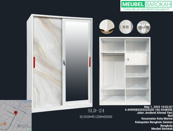 Lemari Pakaian Pintu 2 (SLD-24)