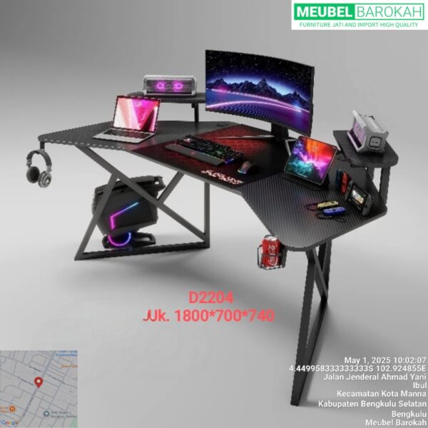 Meja Gaming “D-2209” (1.8 m)