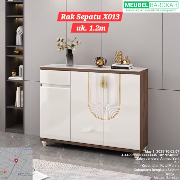 Rak Sepatu Lapis HPL+Granit "X-013"