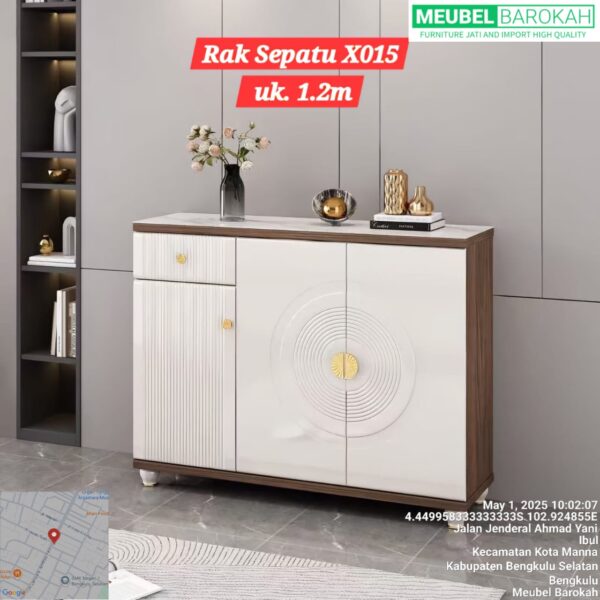 Rak Sepatu Lapis HPL+Granit "X-015"
