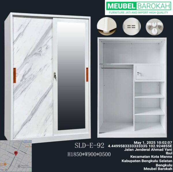 Lemari Plat Besi "90 cm" (SLD E-92)